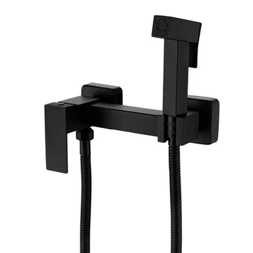 Смеситель для гигиенического душа Zerix KUB-222 Black (нерж. сталь) (ZX4857) ZX4857 фото