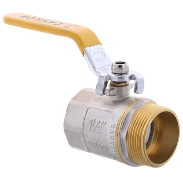 Кран кульовий СК 1 1/2" ГШВ YELLOW ART.607 (WP0083) WP0083 фото