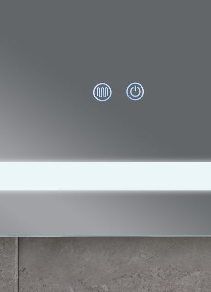 Дзеркало Mixxus STYLE MR13-80x60-Reverse з Led Touch, Anti-fog, димером, регулятором яскравості (MI6666) MI6666 фото