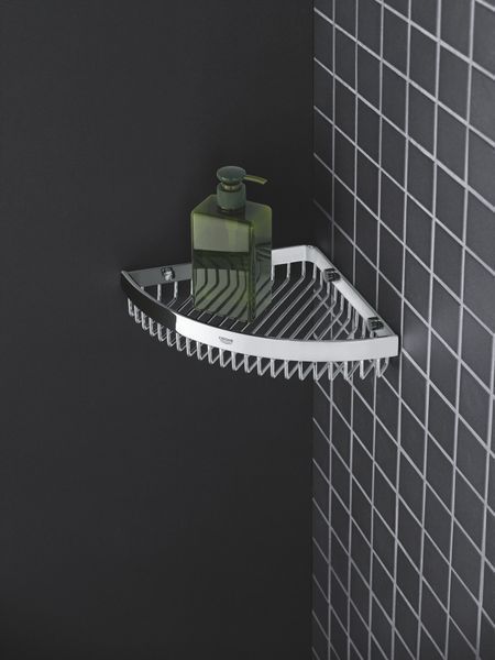 Большая угловая полочка-решетка Grohe Selection Cube (40809000) 40809000 фото