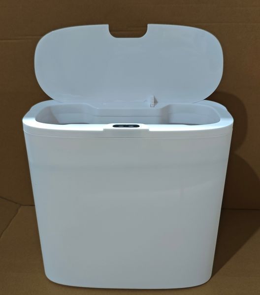 Мусорное ведро сенсорное прямоугольное Mixxus Wave-TC0414 White 14 л (цвет белый) (MI8405) MI8405 фото