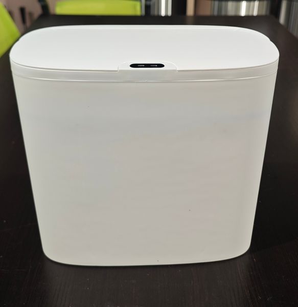 Мусорное ведро сенсорное прямоугольное Mixxus Wave-TC0414 White 14 л (цвет белый) (MI8405) MI8405 фото