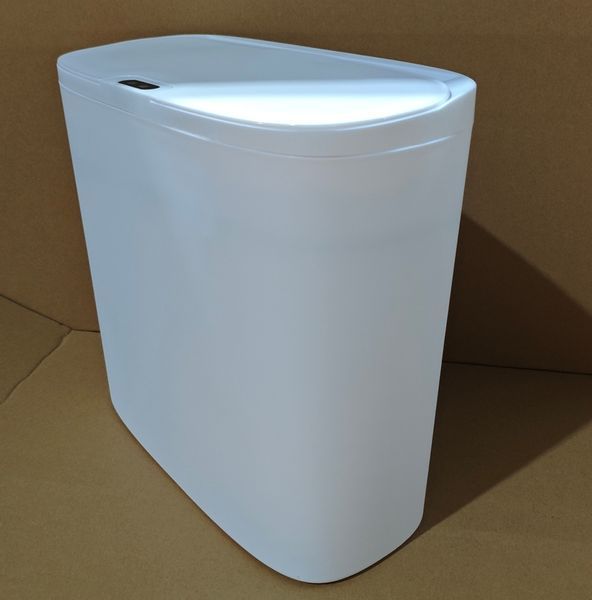 Мусорное ведро сенсорное прямоугольное Mixxus Wave-TC0414 White 14 л (цвет белый) (MI8405) MI8405 фото