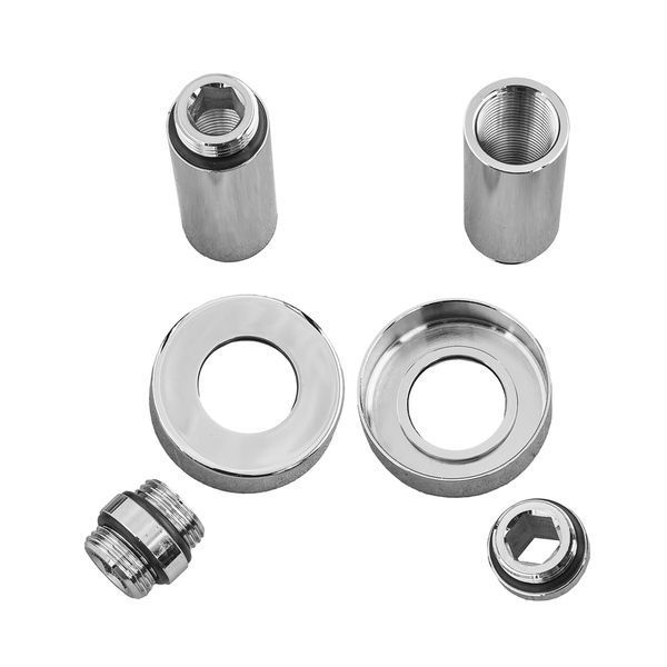 Комплект подовжувачів Koer KF.SET.06MF 1/2Fx1/2M хромований (KR5849) KR5849 фото