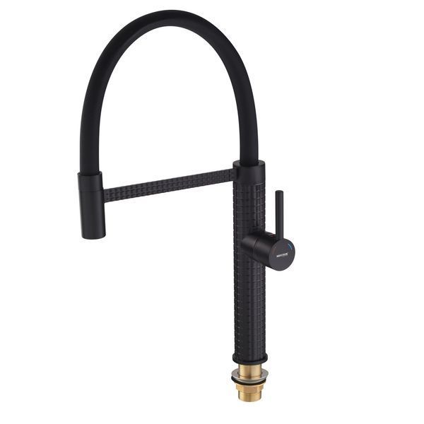 Смеситель для кухни Mixxus Premium Oliwer 017 BLACK REFL.BLACK (MI6966) MI6966 фото