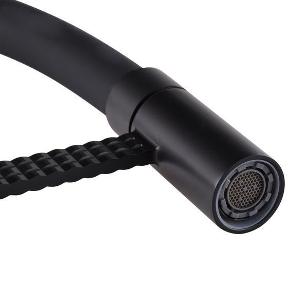 Смеситель для кухни Mixxus Premium Oliwer 017 BLACK REFL.BLACK (MI6966) MI6966 фото
