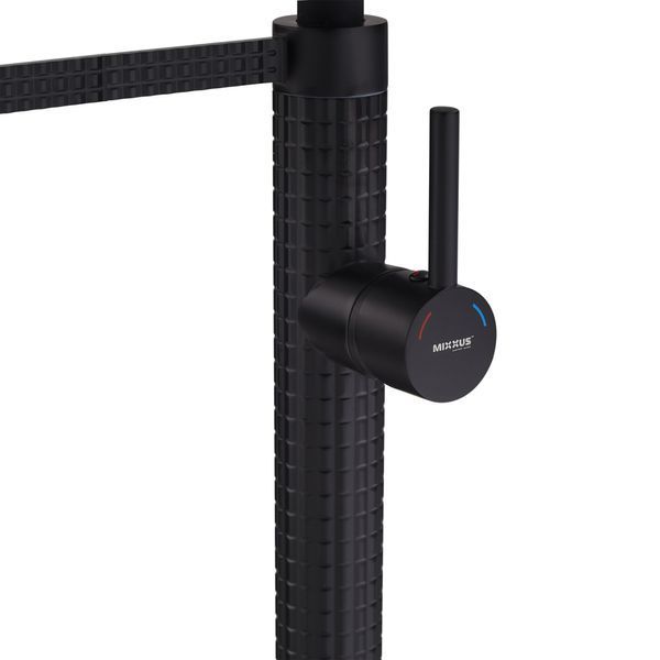 Смеситель для кухни Mixxus Premium Oliwer 017 BLACK REFL.BLACK (MI6966) MI6966 фото