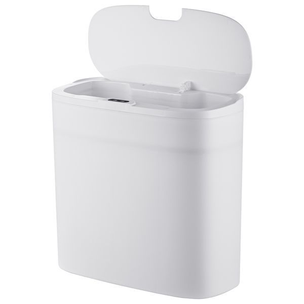 Мусорное ведро сенсорное прямоугольное Mixxus Wave-TC0414 White 14 л (цвет белый) (MI8405) MI8405 фото