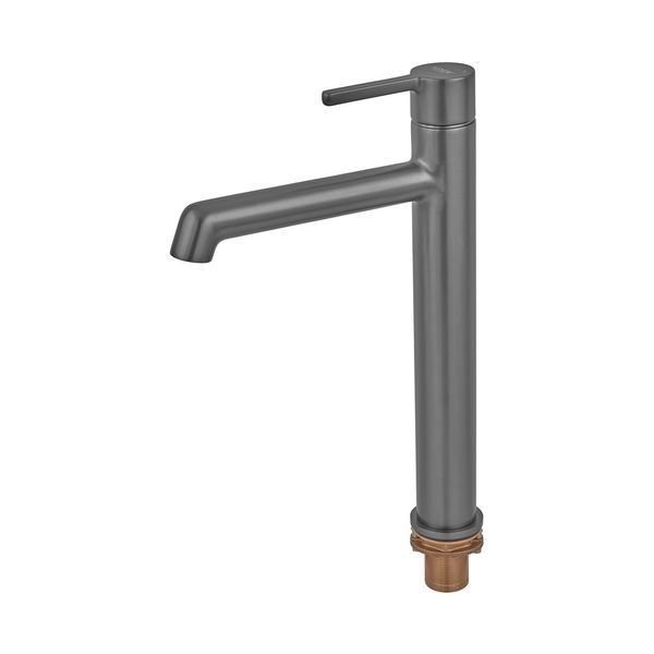 Смеситель для умывальника высокий Koer KB-11029-07 Цвет графит (KR5496) KR5496 фото