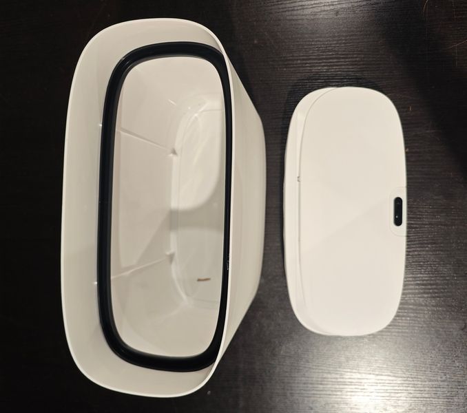 Мусорное ведро сенсорное прямоугольное Mixxus Wave-TC0414 White 14 л (цвет белый) (MI8405) MI8405 фото
