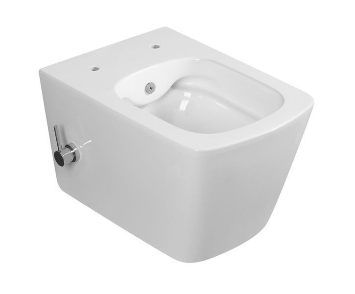Унітаз-біде підвісний Mixxus Premium QUADRO-1301-R 510x350x345mm система змиву RIMLESS (MP6658) MP6658 фото