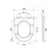 Унітаз підлоговий безбачковий Mixxus Premium Bevel-0702-T3 555х365х410mm система змиву Tornado 3.0 (MP6715) MP6715 фото 7