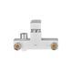 Смеситель для ванны Plamix Kubus-009 EURO SET White (со шлангом, лейкой и кронштейном) (PM0673) PM0673 фото 5