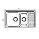 Мойка кухонная Zerix Z7850A-08-180E Armonia (Satin) (ZS0576) ZS0576 фото 3