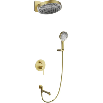 Душова система вбудована Koer KB-66029-12 3 функції (Колір матове золото) (KR5957) KR5957 фото