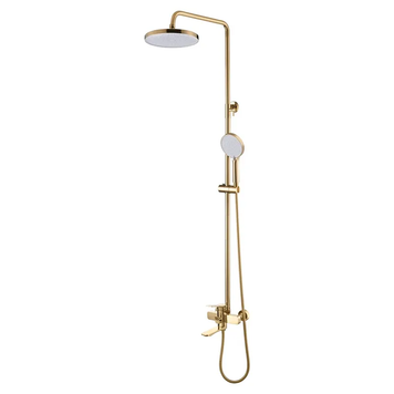 Душова колона зі змішувачем Mixxus Wilson 009-J Brushed Gold (Колір матове золото) (MI7124) MI7124 фото