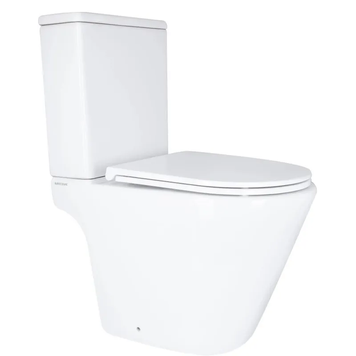 Унітаз-компакт Mixxus BEVEL-0405-R 605х370х800mm, система змиву RIMLESS (MI6728) MI6728 фото