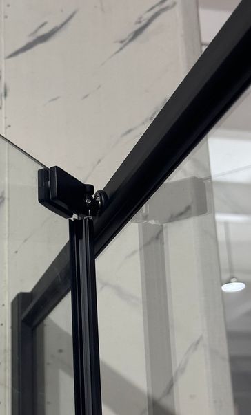 Душова кабіна без піддону Mixxus Premium Quadro SC01-90x90x195-TR Black прозоре скло 6мм (MI8292) MI8292 фото