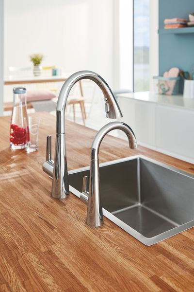 Змішувач для кухні з висувним виливом Grohe Zedra (32294002) 32294002 фото