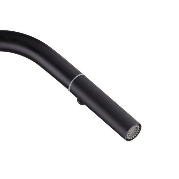 Кухонный смеситель с выдвижным изливом KOER KI-70004-05 (нерж. сталь) (KR3386) KR3386 фото