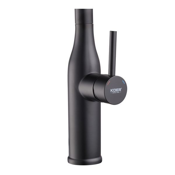 Кухонный смеситель с выдвижным изливом KOER KI-70004-05 (нерж. сталь) (KR3386) KR3386 фото