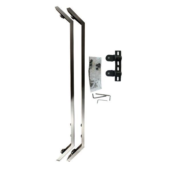 Душова кабіна з низьким піддоном Mixxus LINES SCT01-90x90x198-TR Graphite NEW прозоре скло 6мм (MI8429) MI8429 фото