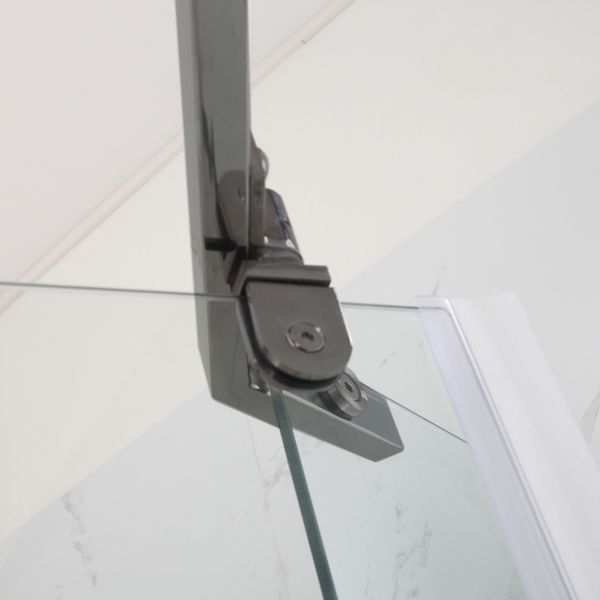 Душова кабіна з низьким піддоном Mixxus LINES SCT01-90x90x198-TR Graphite NEW прозоре скло 6мм (MI8429) MI8429 фото