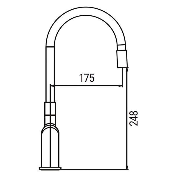 Смеситель для кухни Koer KB-70029-01 Цвет хром (KR5486) KR5486 фото