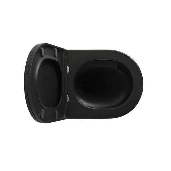 Унитаз подвесной Mixxus Premium BEVEL-0304-T1 BLACK 480x360x360mm сист. смыва TORNADO 1.0 (MP6677) MP6677 фото