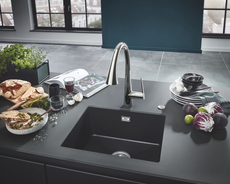 Змішувач для кухні з висувним виливом Grohe Zedra (32294002) 32294002 фото