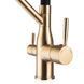 Змішувач для кухні MixxusPremium Gravity 021 BRUSHED GOLD REFL.BLACK (MI6981) MI6981 фото 3