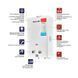 Газова колонка MIXXUS GWH-0110 BASIC WHITE димохідна 10 л/хв (колір білий) (WH0022) WH0022 фото 7