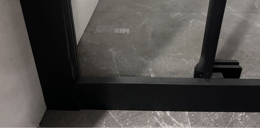 Душова кабіна без піддону Mixxus Premium Quadro SC01-90x90x195-TR Black прозоре скло 6мм (MI8292) MI8292 фото