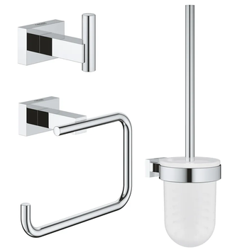 Набір аксесуарів 3 в 1 Grohe Essentials Cube New (40757001) 40757001 фото