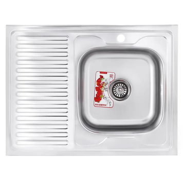 Мойка кухонная Zerix Z8060R-08-180MD (micro decor) (ZS0610) ZS0610 фото