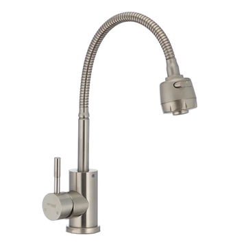 Кухонний змішувач з гнучким зливом Mixxus SUS 011 (SS0006) SS0006 фото