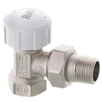 Кран радиаторный термостатический Roho R5150-050 - 1/2" (М30х1,5) (угловой) (RO0122) RO0122 фото