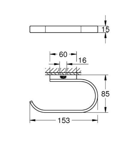 Держатель для туалетной бумаги Grohe Selection (41220KF0) 41220KF0 фото