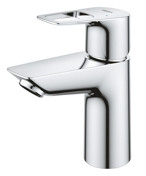 Одноважільний змішувач для раковини S-Size Grohe BauLoop New з нажимним донним клапаном (23878001) 23878001 фото