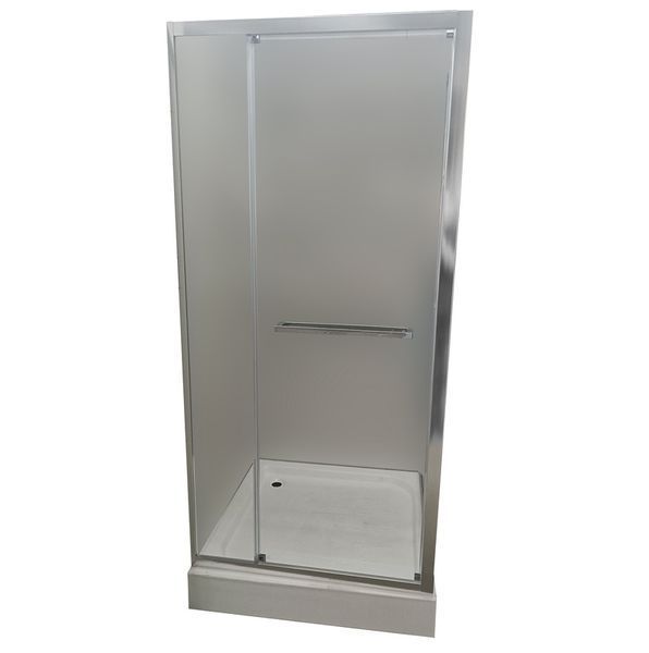 Душевая кабина с низким поддоном Mixxus Style SCT01-90x90x200-TR Chrome прозрачное стекло 6мм (MI8433) MI8433 фото