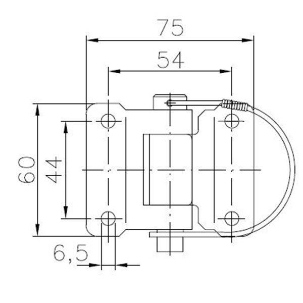 Петля борта причепа Winterhoff BSCH 30-5 довжина 75 мм (1860145) 1860145 фото