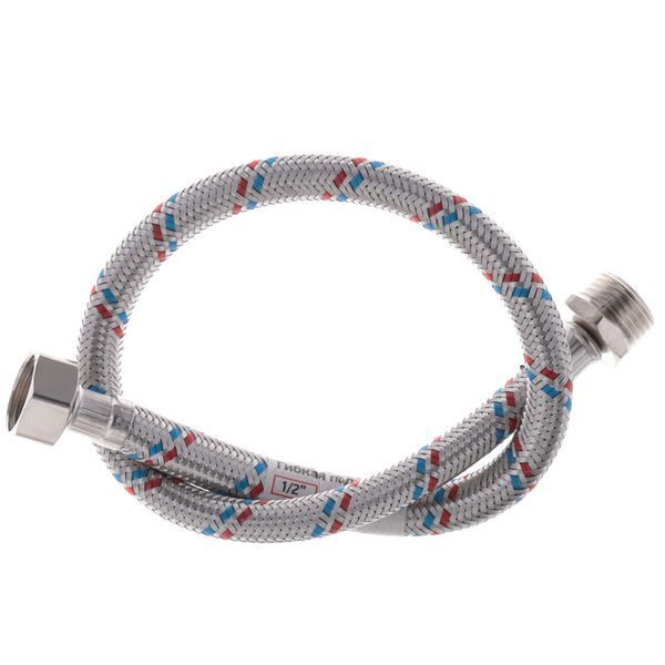 Гибкий шланг для подключения воды гайка 1/2'' - Штуцер 1/2'' (50 см) Zerix (ZX1562) ZX1562 фото