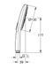 Ручний душ Grohe Rainshower Smartactive 130 3 режими (22127KF0) 22127KF0 фото 2