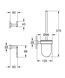 Набір аксесуарів 3 в 1 Grohe Essentials Cube New (40757001) 40757001 фото 2