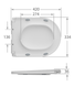 Унитаз-компакт Mixxus BEVEL-0407-T1 630х350х795mm, система смыва TORNADO 1.0 (MI6690) MI6690 фото 6