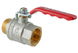 Кран шаровой ГШВ Koer Extreme KE.215-15 - 1/2" FM ручка "рычаг" красная (KR5750) KR5750 фото 1