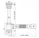 Сифон для раковины Zerix SU-03-А с ревизией (Цвет белый) 1 1/4'' (ZX5083) ZX5083 фото 2