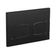 Панель смыва Koer KT-0604-05 240x160x10mm пластиковая, закругленная кнопка (KR5324) KR5324 фото 1