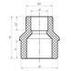 Муфта редукційна Нb 32x25 PPR Koer K0058.PRO (KP0068) KP0068 фото 2