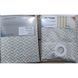 Шторка для ванной Mixxus SCT-005-180x180 из полиэстера со встроенными кольцами (Узор серый) (AC0646) AC0646 фото 6